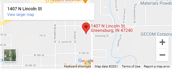 Map 1 | Acra Automotive Group in Greensburg IN